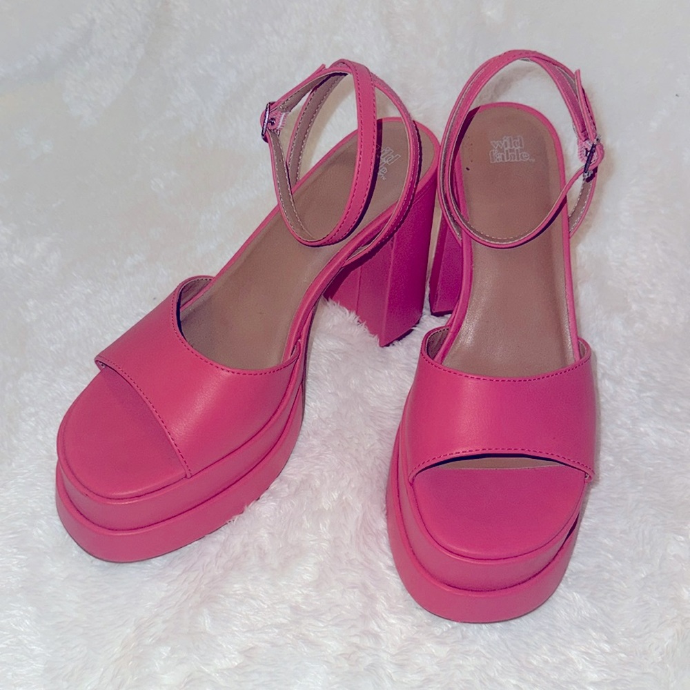 Target Wild Fable Pink High Heels 8.5